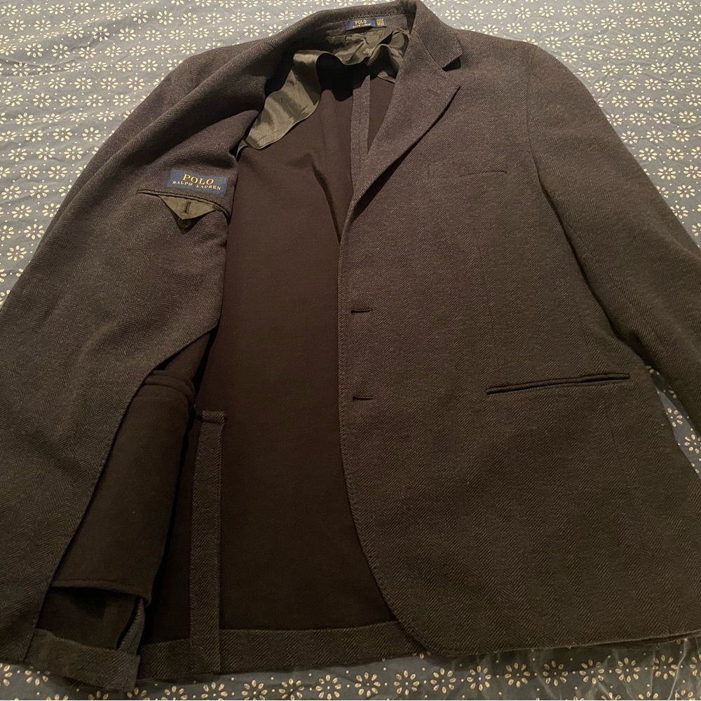 Polo Ralph Lauren Unlined Merino Wool Sport Coat Men's 48L